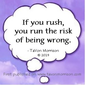 Just A Thought by TaVon Morrison