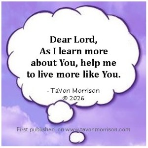 Just A Simple Prayer (06/14/26) | Inspirational Notes by TaVon Morrison